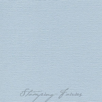 Bazzill Leinenstruktur CS "Powder Blue"